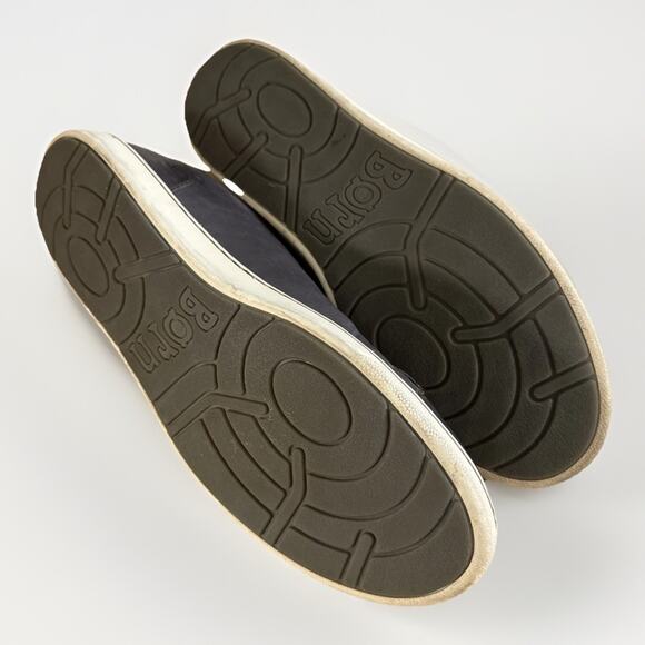 Born Allegheny Men's Sneakers Shoes Size 11.5 Gray Leather Lace Up Low Casual - Picture 6 of 8